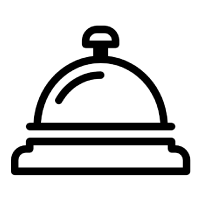 reception bell icon